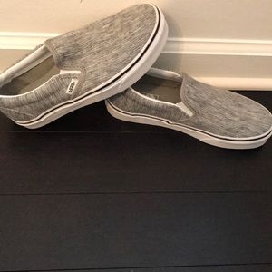 rib knit slip on vans